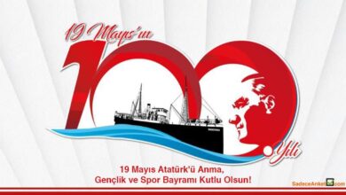 19 Mayıs Atatürk'ü Anma, Gençlik ve Spor Bayramı Kutlu Olsun!