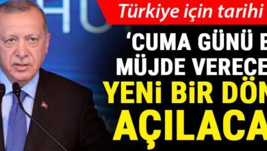 Cuma günü gelecek müjde hangisi?