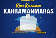2023 Kahramanmaraş Seçim Anketi