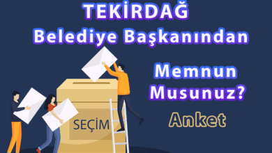 TEKİRDAĞ BELEDİYE BAŞKANI